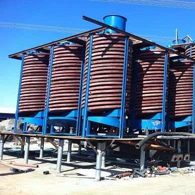 Máy phân loại xoắn ốc trong phòng thí nghiệm khai thác đồng để khử nước khử nước