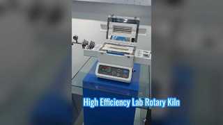 Lò quay điện công nghiệp để thử nghiệm chính xác trong phòng thí nghiệm